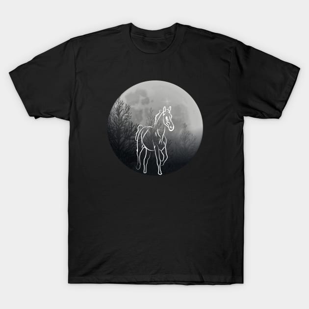 Horse Lovers T-Shirt by Nora_Seoudi